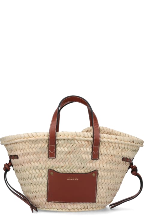 Totes for Women Isabel Marant Weave Logo Tote