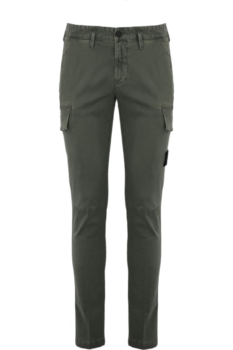 Stone Island for Men Stone Island Cargo Trousers 30604 Old Treatment