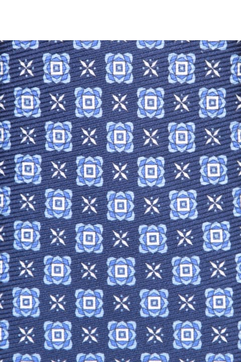 Ties for Women Kiton Kiton Blue Patterned Tie