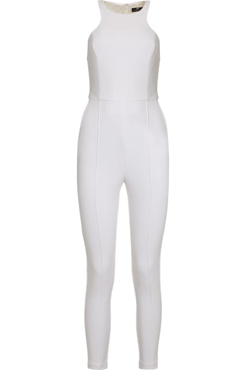 Jumpsuits for Women Elisabetta Franchi Belted Crepe Jumpsuit