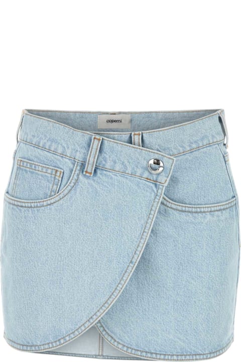 Coperni Skirts for Women Coperni Denim Mini Skirt