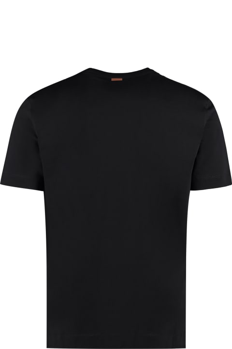 Homeware Zegna Logo Cotton T-shirt