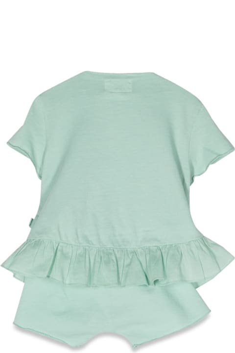 Teddy & Minou for Kids Teddy & Minou Ruffled T-shirt And Shorts Set