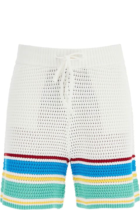 Casablanca for Men Casablanca Crocheted Bermuda Shorts