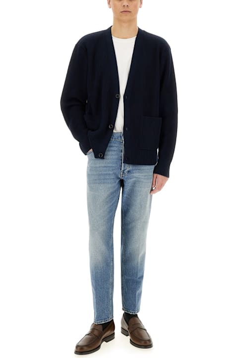 Lardini Sweaters for Men Lardini Organic Cotton Cardigan