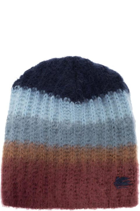 Hats for Men Etro Beanie With Logo