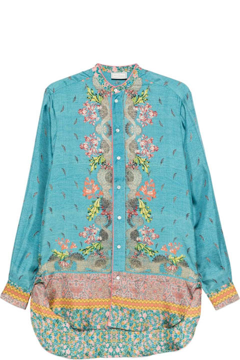 Pierre-Louis Mascia for Men Pierre-Louis Mascia Printed Silk Shirt