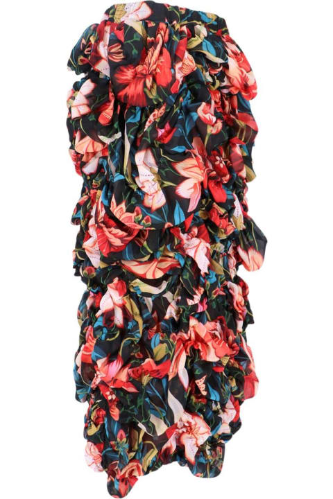 Fashion for Women Comme des Garçons Floral Midi Skirt
