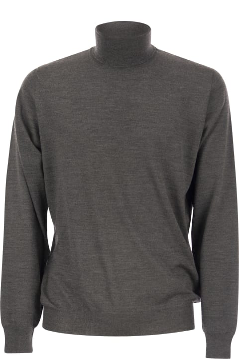 أدوات منزلية Fedeli Turtleneck Sweater In Virgin Wool