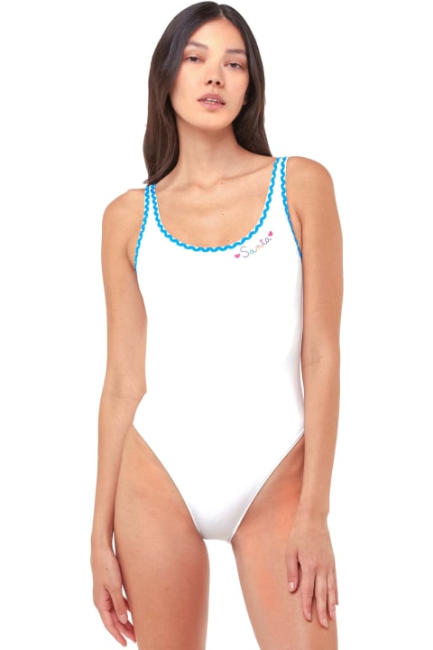 Homeware MC2 Saint Barth One Piece Swimsuit With Santa Embroidery