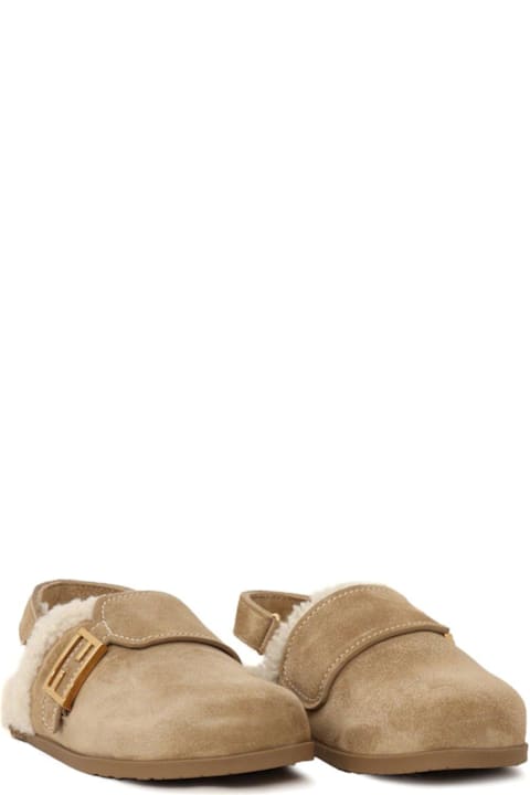 Shoes for Girls Fendi Buckle Detailed Sabots