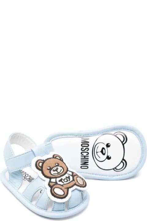 Shoes for Baby Boys Moschino Sandali Con Applicazione Teddy Bear