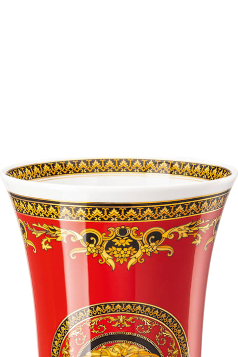 Home Décor Versace Vaso Medusa Rosso Cm 26