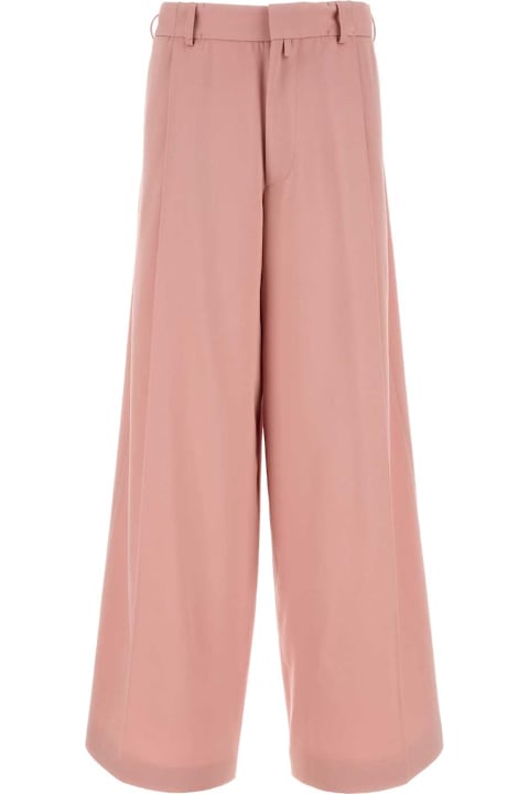 Dries Van Noten for Men Dries Van Noten Pink Wool Wide-leg Pant