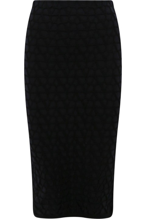 ウィメンズ Valentinoのウェア Valentino Toile Iconographe High-waist Midi Skirt