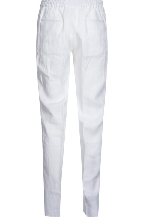 Pants for Men Kiton Ribbed Waist Buttoned Trousers
