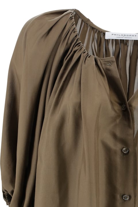 Philosophy di Lorenzo Serafini for Women Philosophy di Lorenzo Serafini Silk Shirt