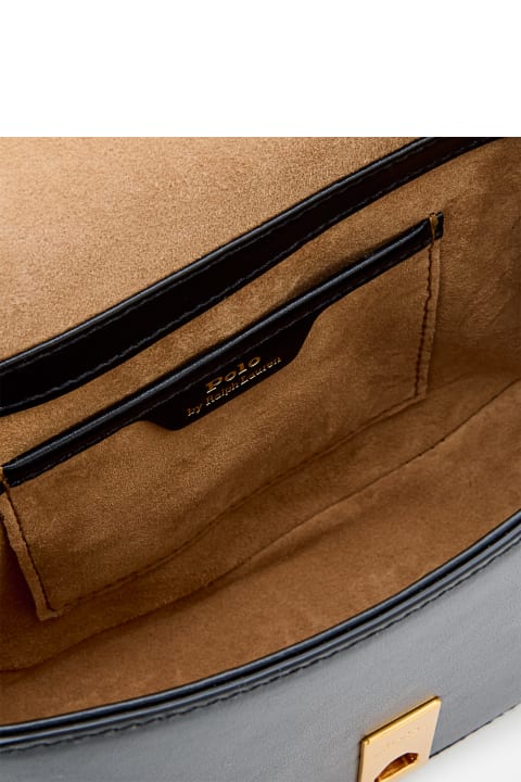 Polo Ralph Lauren Totes for Women Polo Ralph Lauren Small Satchel Crossbody Leather Bag