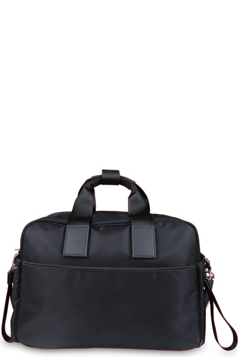 Givenchy for Baby Boys Givenchy Black Changing Bag For Babykids With Logo