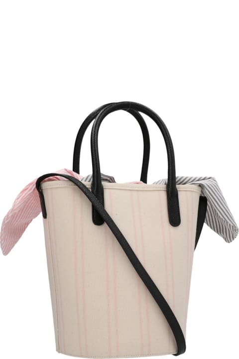 Thom Browne Bags for Women Thom Browne Logo Batch Bucket Bag