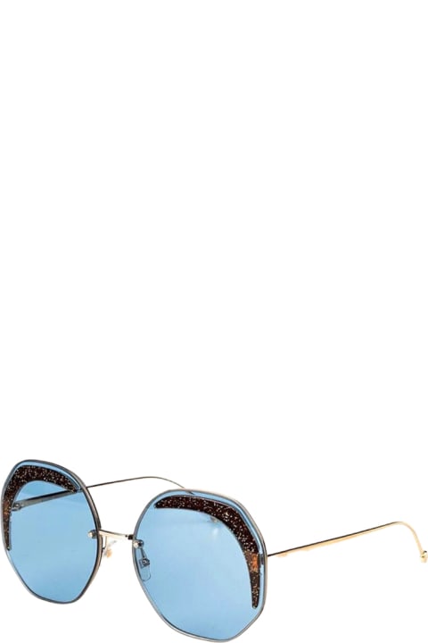 Eyewear for Women Fendi Eyewear Ff 0358 - Gold Sunglasses