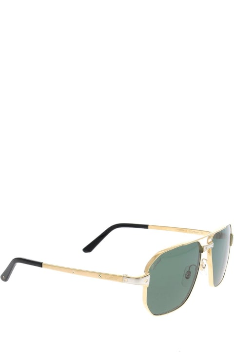 Cartier Eyewear Eyewear for Men Cartier Eyewear Aviator Frame Sunglasses