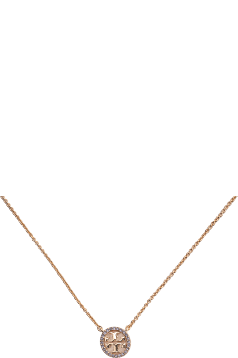 Jewelry for Women Tory Burch Miller Pave Pendant Necklace