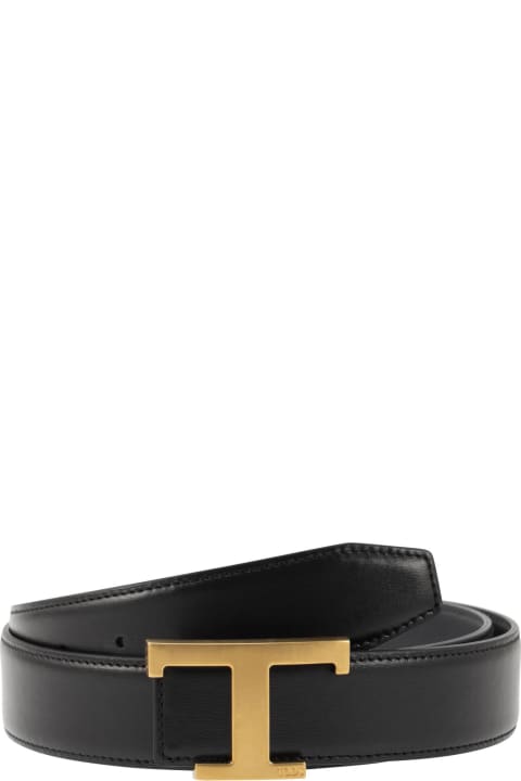 Homeware Tod's Timeless Reversible Leather Belt