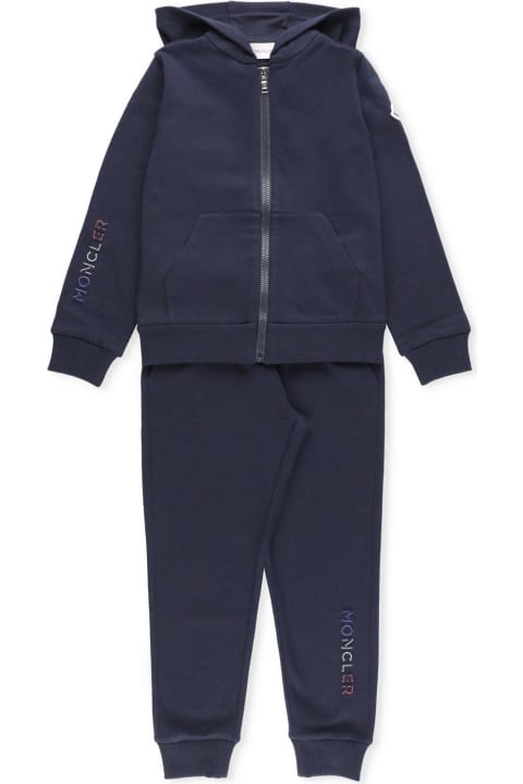 Logo Patch Hooded Tracksuit