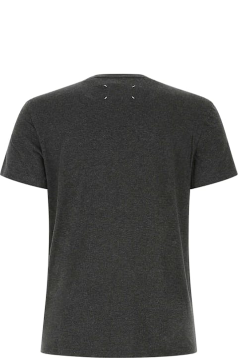 Sale for Men Maison Margiela Melange Charcoal Cotton T-shirt