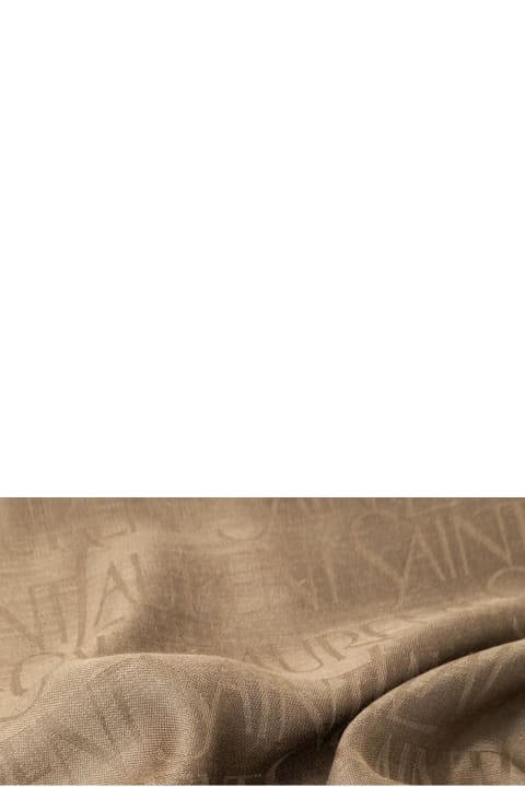 メンズ Saint Laurentのスカーフ Saint Laurent Shawl With Logo