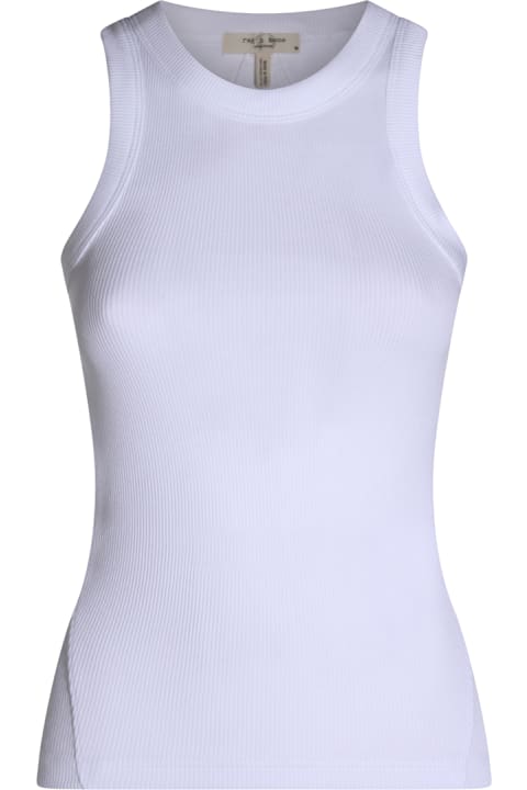 Rag & Bone لـ Men Rag & Bone White Cotton Top