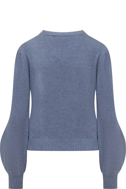 Marni for Women Marni Cashmere Flower Detail Sweater