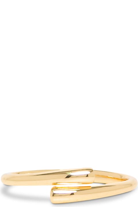 Federica Tosi Bracelets for Women Federica Tosi Tube Bracelet In Gold Colored Brass