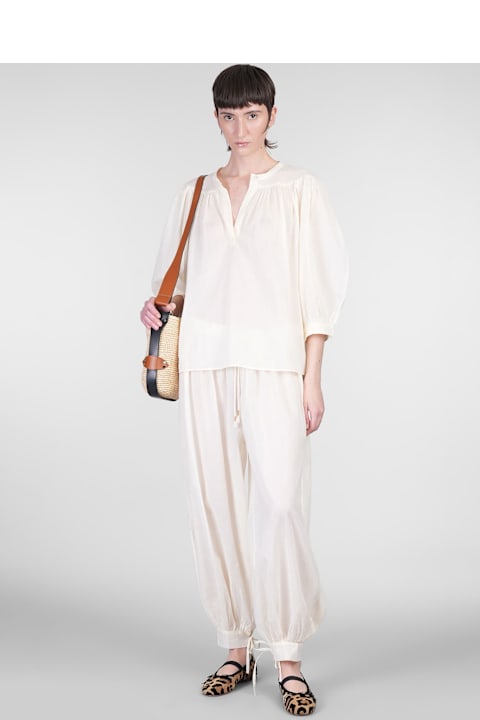 Antik Batik Clothing for Women Antik Batik Mirabel Pants In Beige Cotton