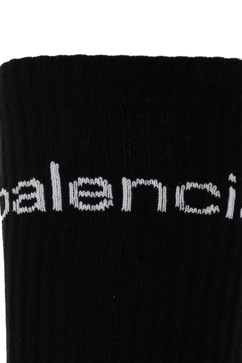 メンズ Balenciagaのアンダーウェア Balenciaga Socks In Black Cotton