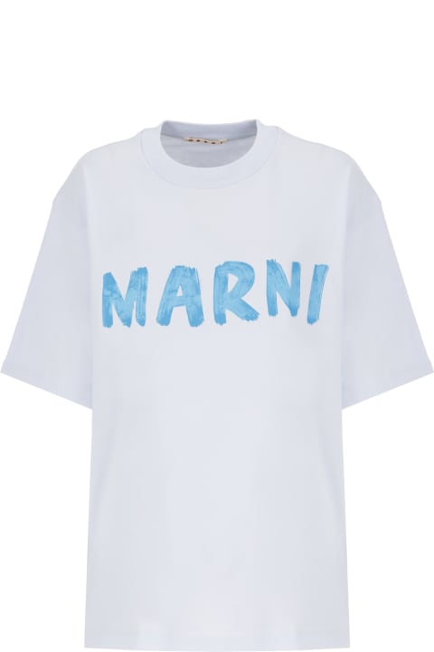 ウィメンズ新着アイテム Marni T-shirt With Logo Marni