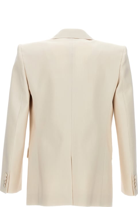 Saint Laurent Clothing for Men Saint Laurent Single Breast Silk Blazer Jacket