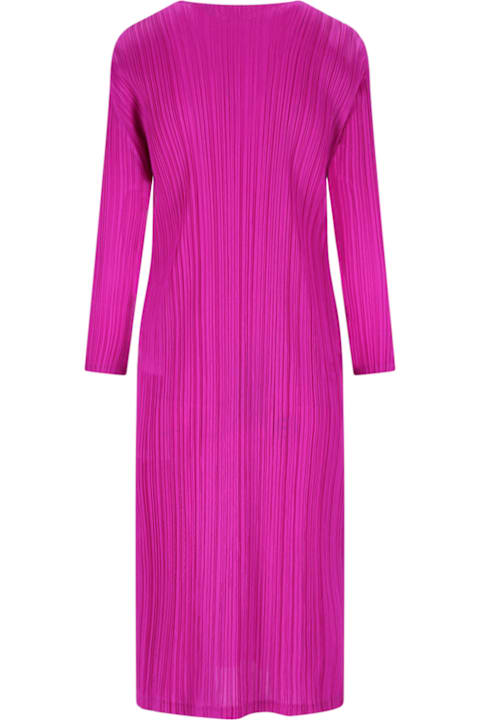 Pleats Please Issey Miyake for Women Pleats Please Issey Miyake 'light Wave' Pleated Midi Dress