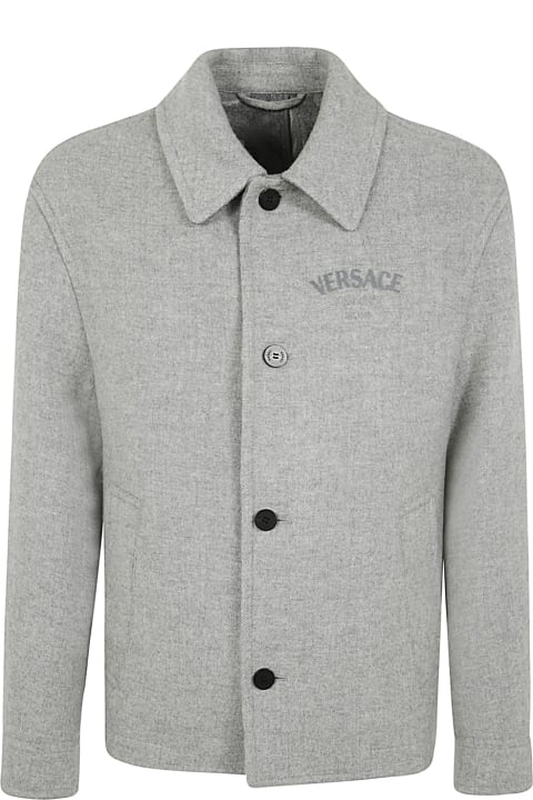 Versace Clothing for Men Versace Wool Blend Blouse Jacket