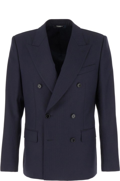 Dolce & Gabbana Coats & Jackets for Men Dolce & Gabbana Double-breasted Tailored Blazer