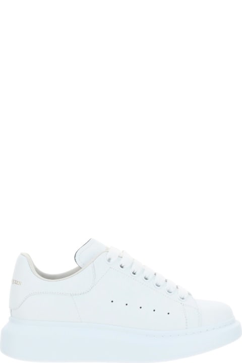 Wedges for Women Alexander McQueen Oversized Sneakers Made Of Leather