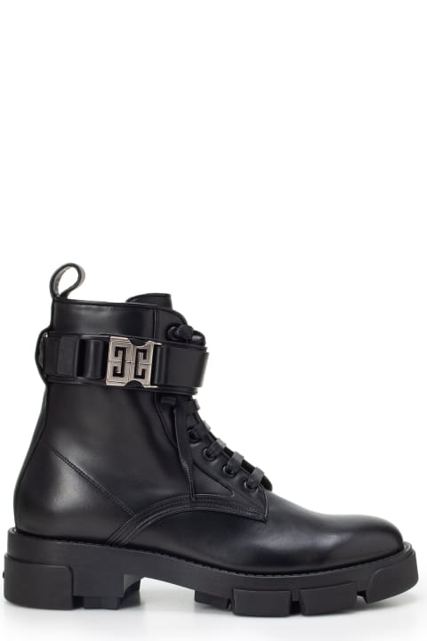 Givenchy for Women Givenchy Leather Combat Boots