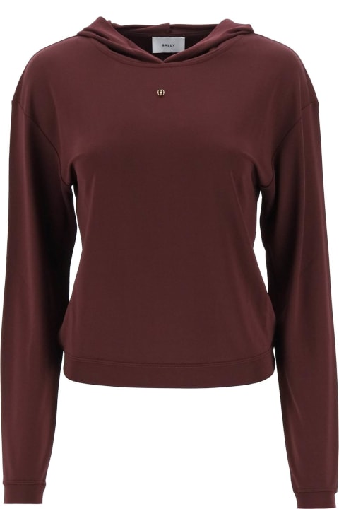 Bally Fleeces & Tracksuits for Women Bally Jersey Hoodie With Bally Emblem
