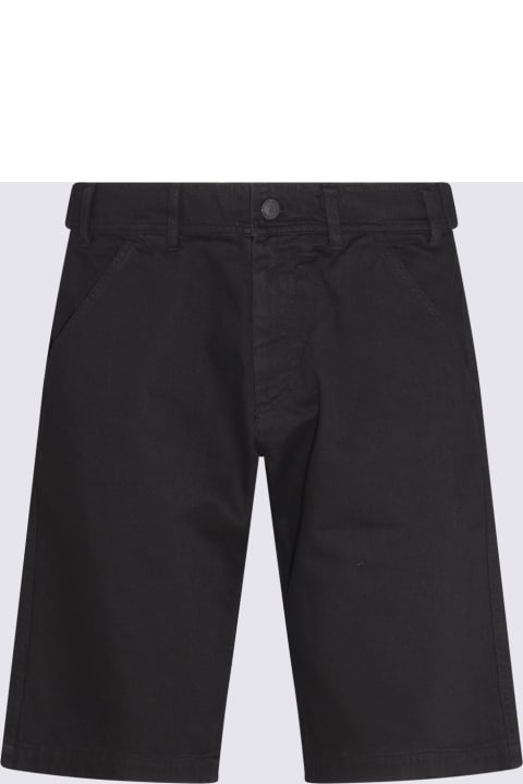 Raf Simons Pants for Men Raf Simons Black Cotton Shorts