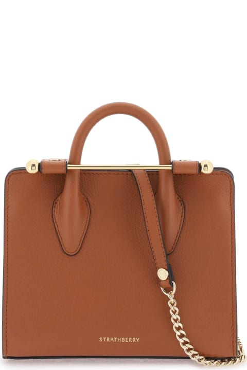 Strathberry for Women Strathberry Nano Tote Leather Bag