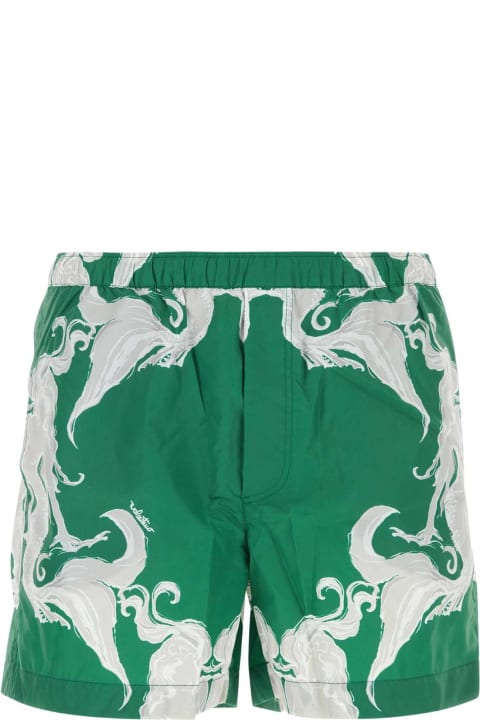 Swimwear for Men Valentino Garavani Printed Nylon Swimming Shorts