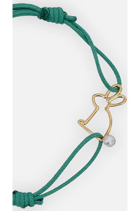 Aliita for Men Aliita Conejito Perla Cord Bracelt