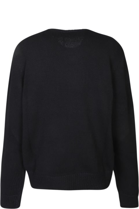 Fleeces & Tracksuits for Men Balmain Black Logo Sweater