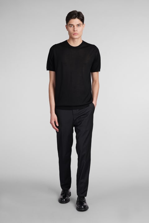 Roberto Collina Clothing for Men Roberto Collina T-shirt In Black Silk